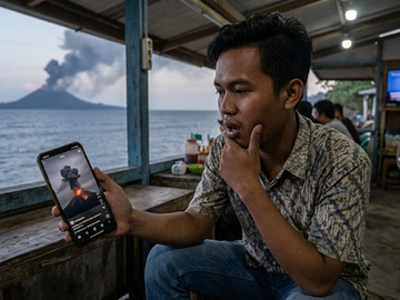 Video Erupsi Gunung Anak Krakatau: Detik-detik Mencekam yang Viral