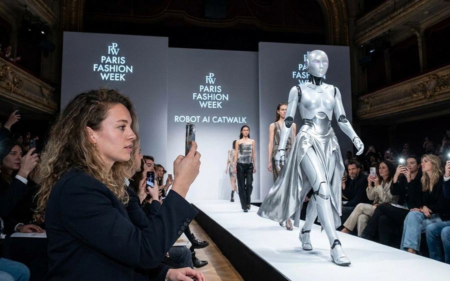 Robot AI Catwalk: Kronologi Viral di Paris Fashion Week