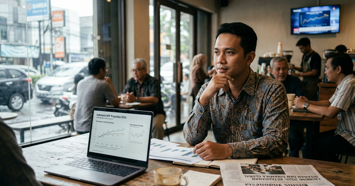 Ilustrasi artikel: Proyeksi Ekonomi Indonesia 2026: Ketahanan di Tengah Tekanan Global