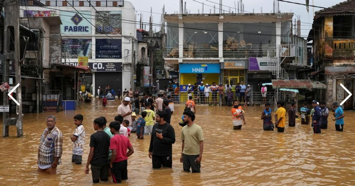 Ilustrasi artikel: Warga Sri Lanka Terjebak Banjir, Malwana Lumpuh Usai Hujan Deras