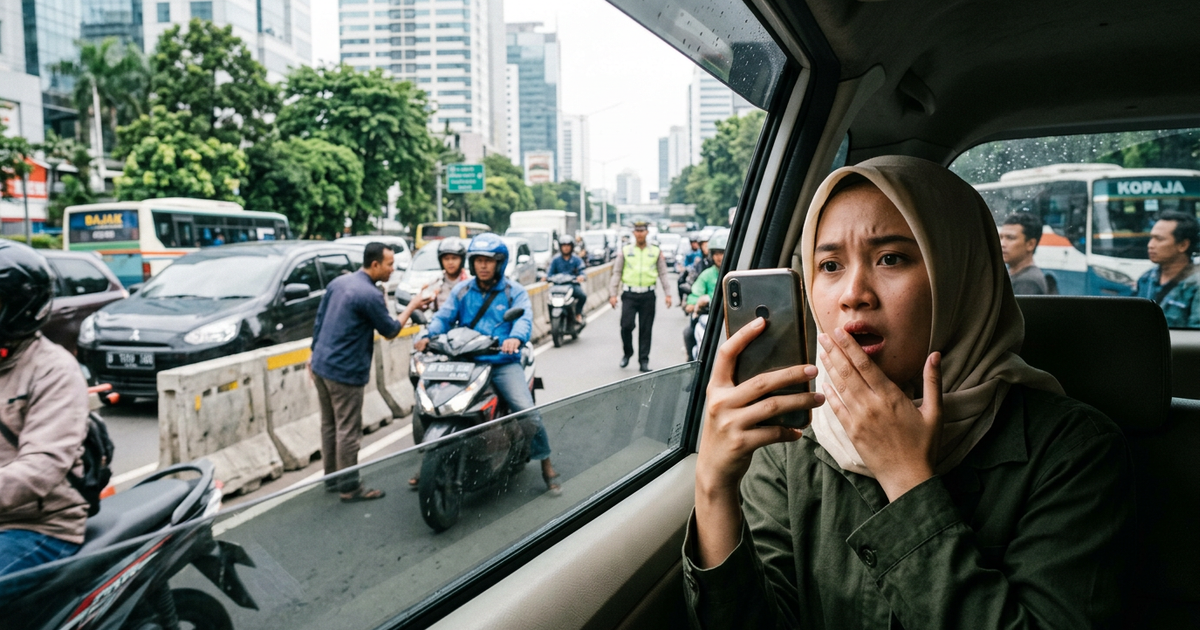 Ilustrasi artikel: Aksi Pemotor Viral di Jakarta Terekam Kamera Hari Ini