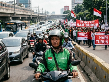 Demo Buruh Jakarta Hari Ini: Jalan Macet Parah!