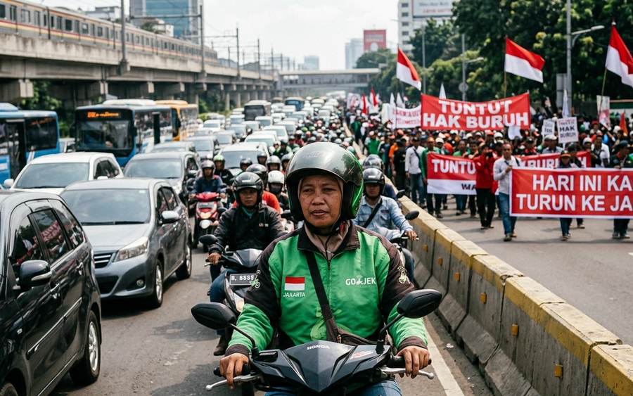 Demo Buruh Jakarta Hari Ini: Jalan Macet Parah!