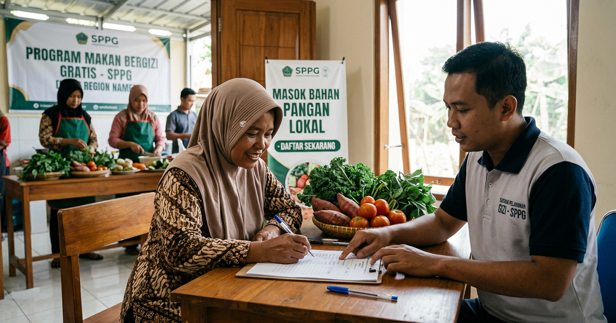 Ilustrasi artikel: Cara Daftar Jadi Pemasok Bahan Pangan Lokal ke SPPG