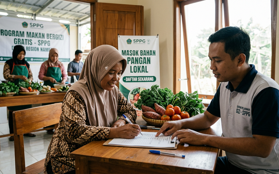 Cara Daftar Jadi Pemasok Bahan Pangan Lokal ke SPPG