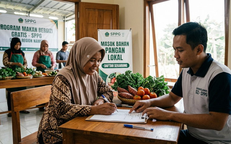 Cara Daftar Jadi Pemasok Bahan Pangan Lokal ke SPPG