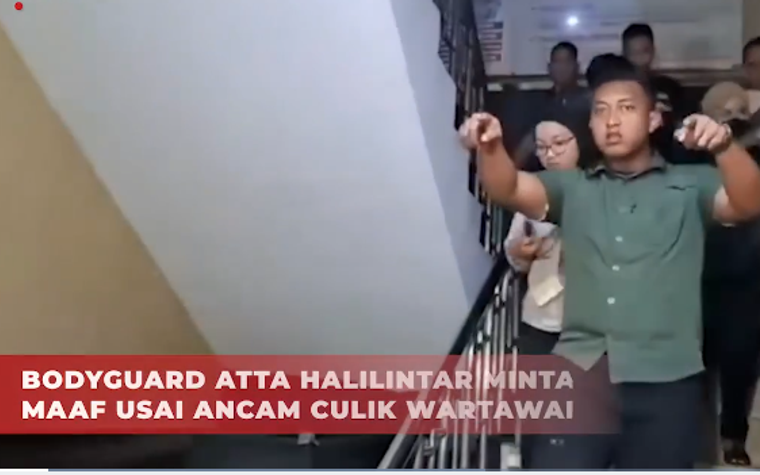 Bodyguard Atta Halilintar Minta Maaf Setelah Teriak Ancam Culik Wartawan,