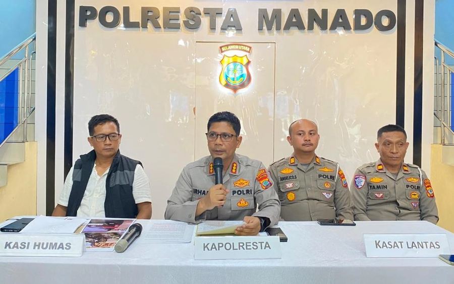 Polisi Jadi Tersangka Tabrak Lari Tewaskan Satu Orang di Manado, Kini Dipatsus