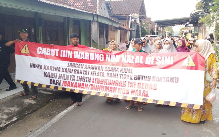 Warung Mi Babi di Sukoharjo Didemo Warga, Pengelola Akhirnya Buka Suara