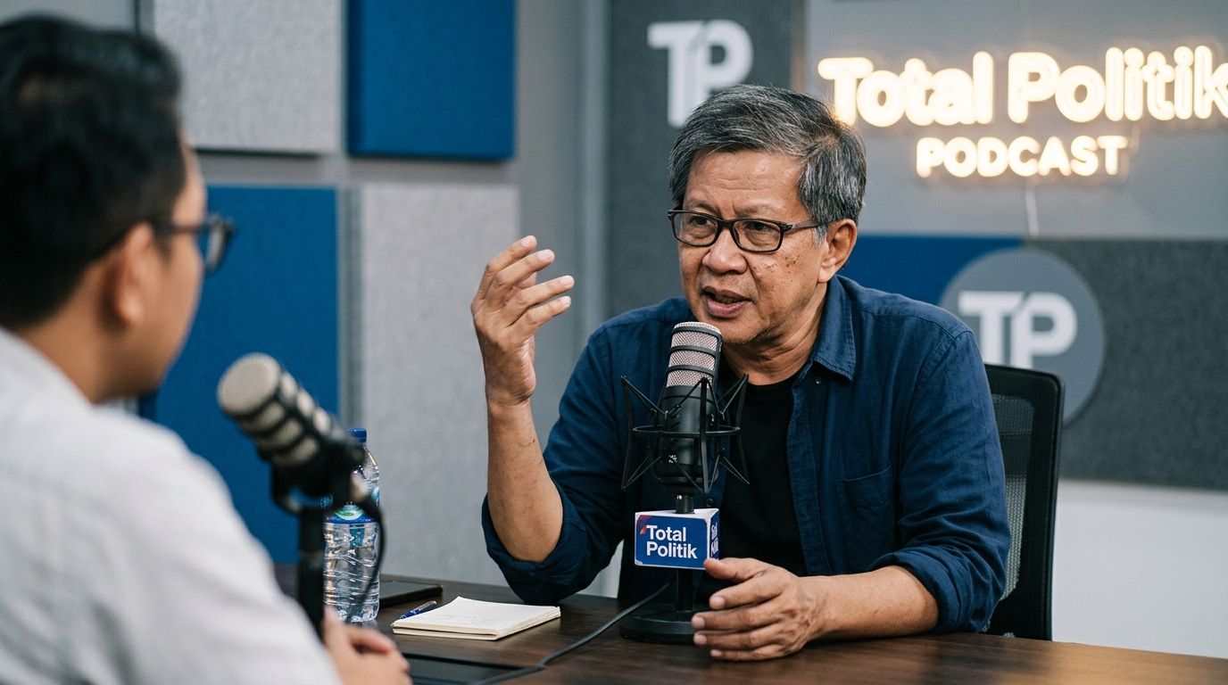 Rocky Gerung dalam Podcast Terbaru Total Politik