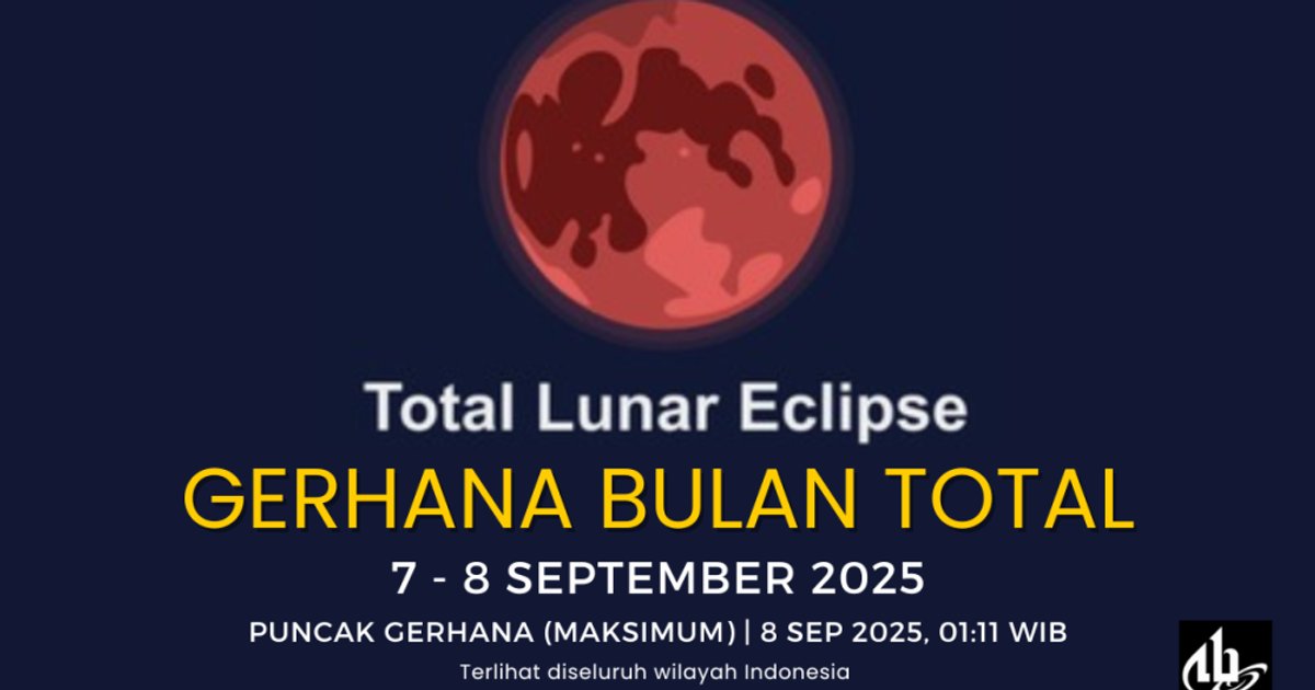Ilustrasi artikel: Blood Moon 7 September: Gerhana Bulan Total Terpanjang Dekade Ini