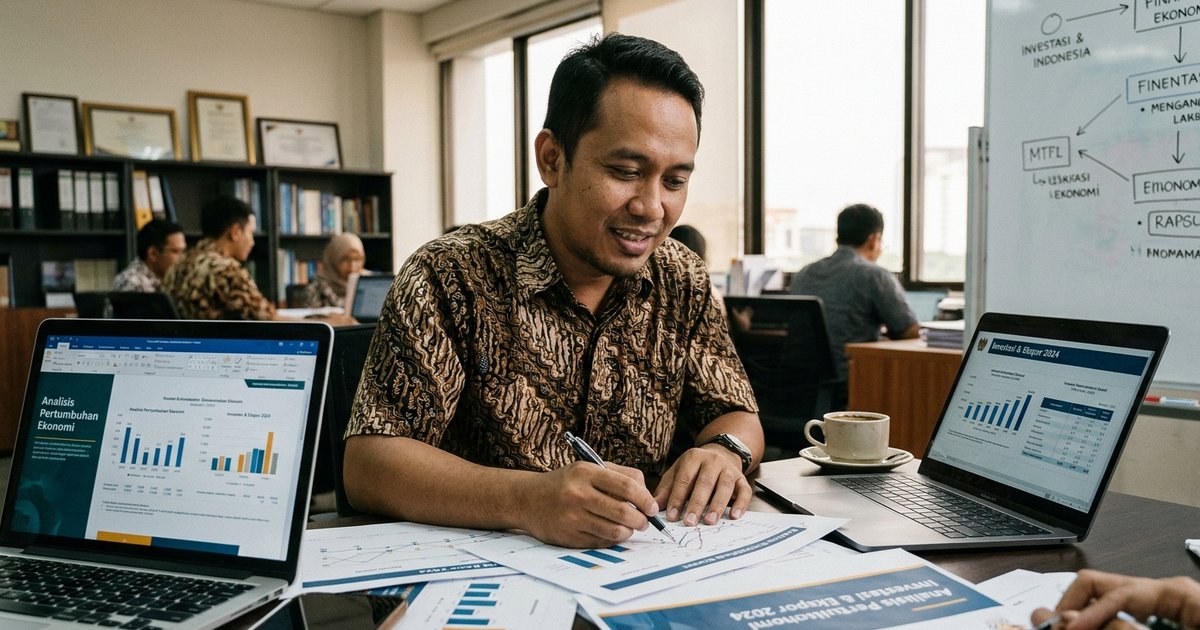 Ilustrasi artikel: Analisis Penyebab Pertumbuhan Ekonomi Indonesia