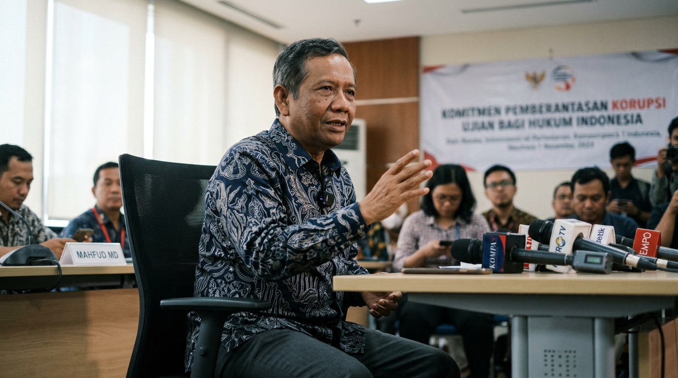 Mahfud Sebut Kasus Feb: Ujian Komitmen Berantas Korupsi