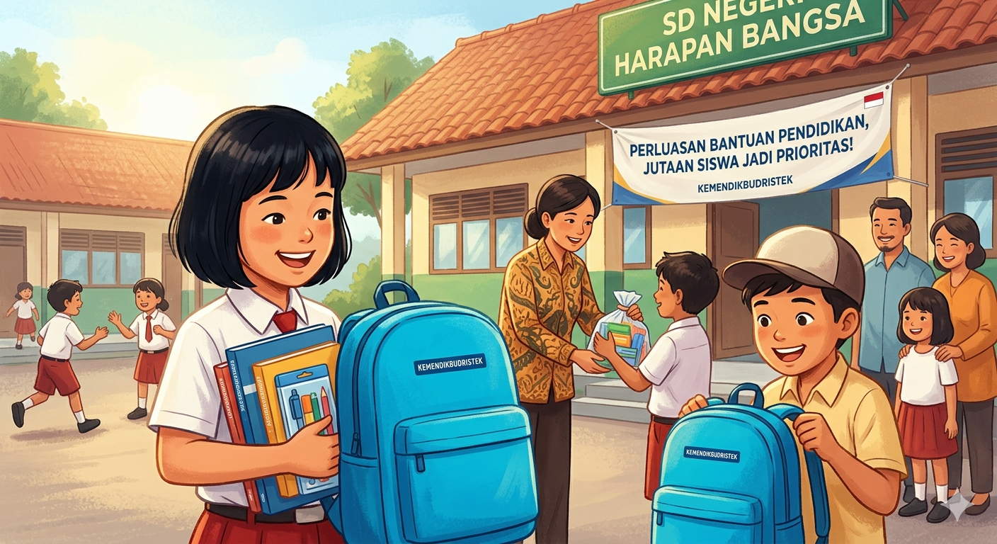 Pemerintah Perluas Bantuan Pendidikan, Jutaan Siswa Jadi Prioritas