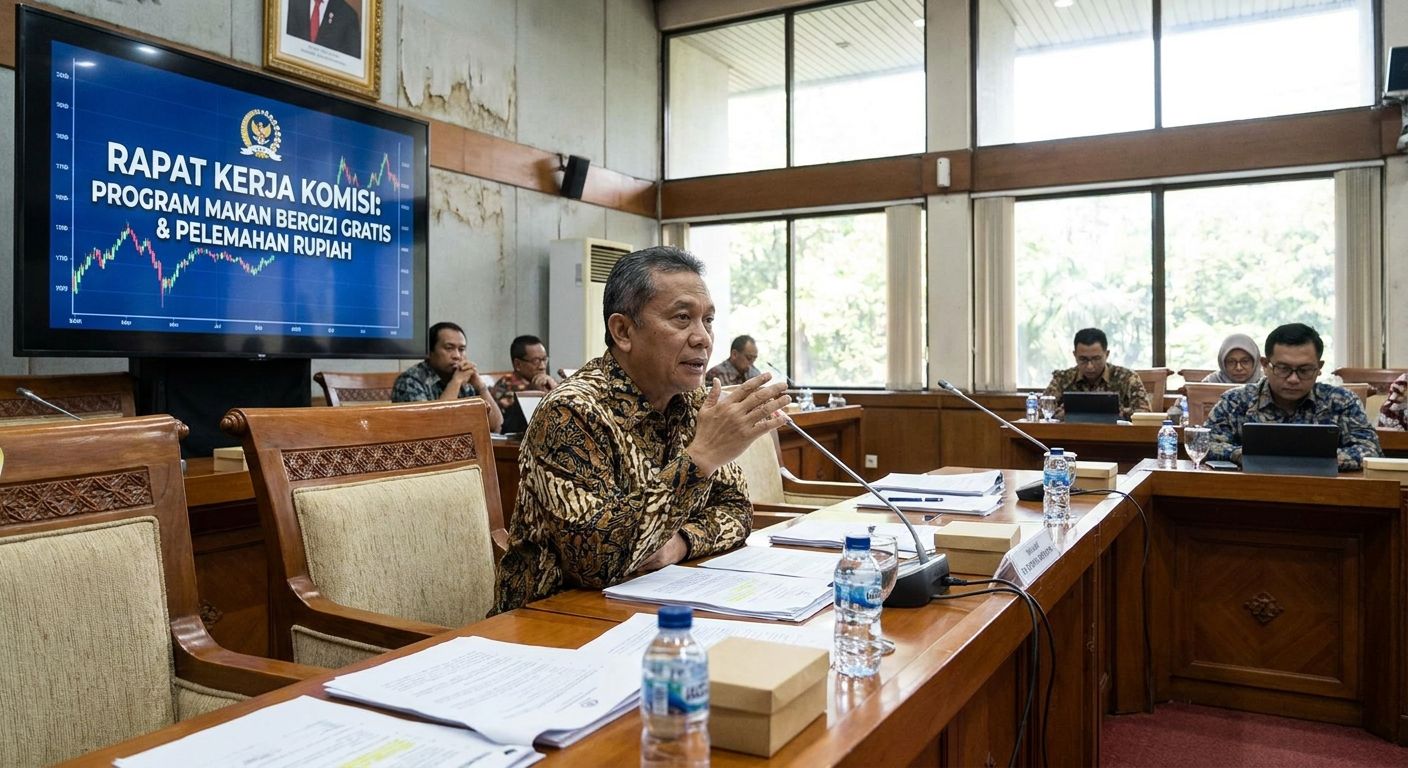 Program Makan Bergizi Gratis Disorot DPR, Rupiah di Rp18.100
