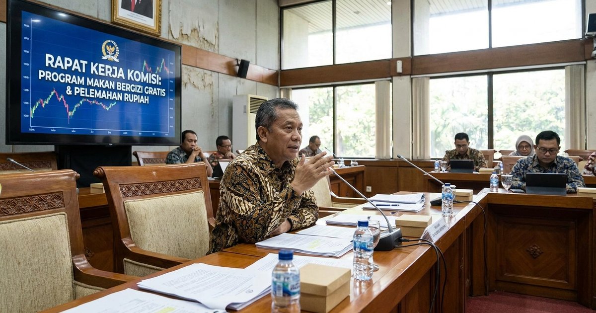 Ilustrasi artikel: Program Makan Bergizi Gratis Disorot DPR, Rupiah di Rp18.100