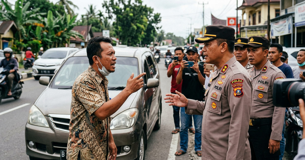 Ilustrasi artikel: Fakta Video Viral Cekcok Pengemudi di Sumbar