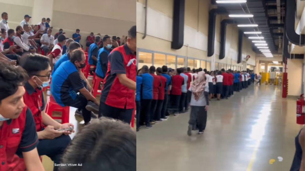 Ratusan Karyawan Pabrik Tuban Gudang Garam