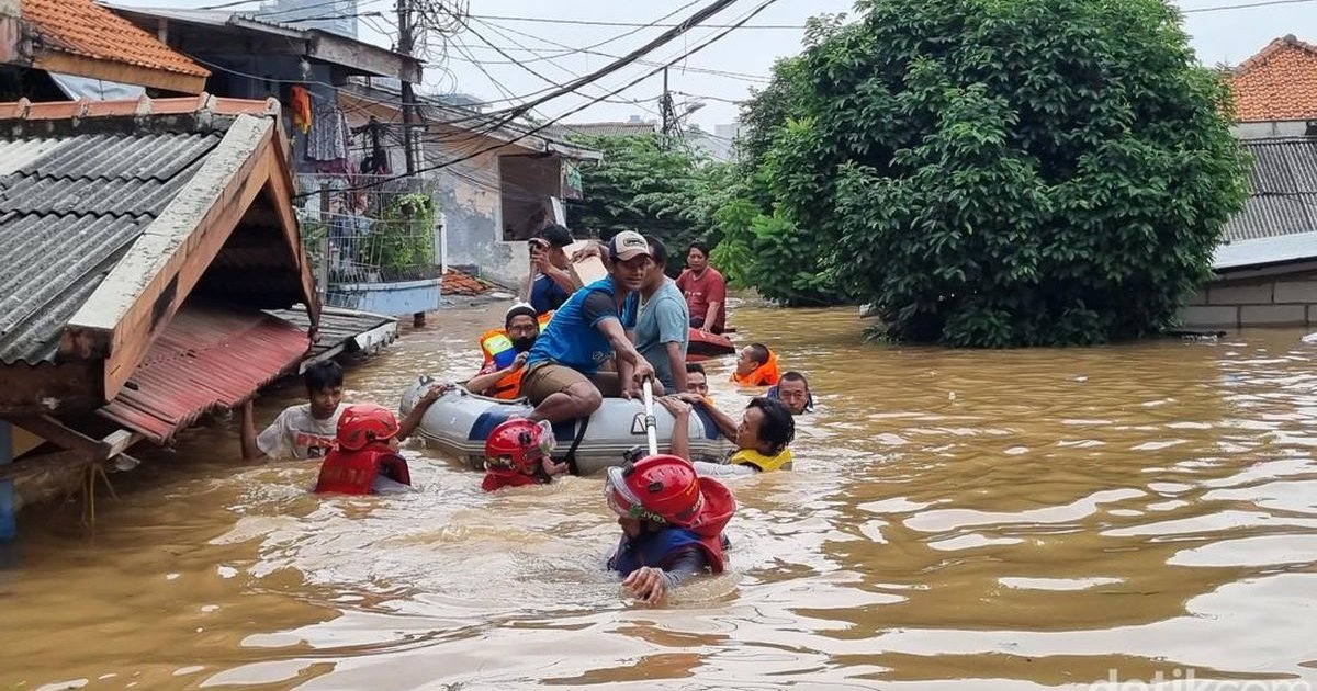 Ilustrasi artikel: 28 RT di Jakarta Terendam Banjir, Ada yang Hampir 1 Meter