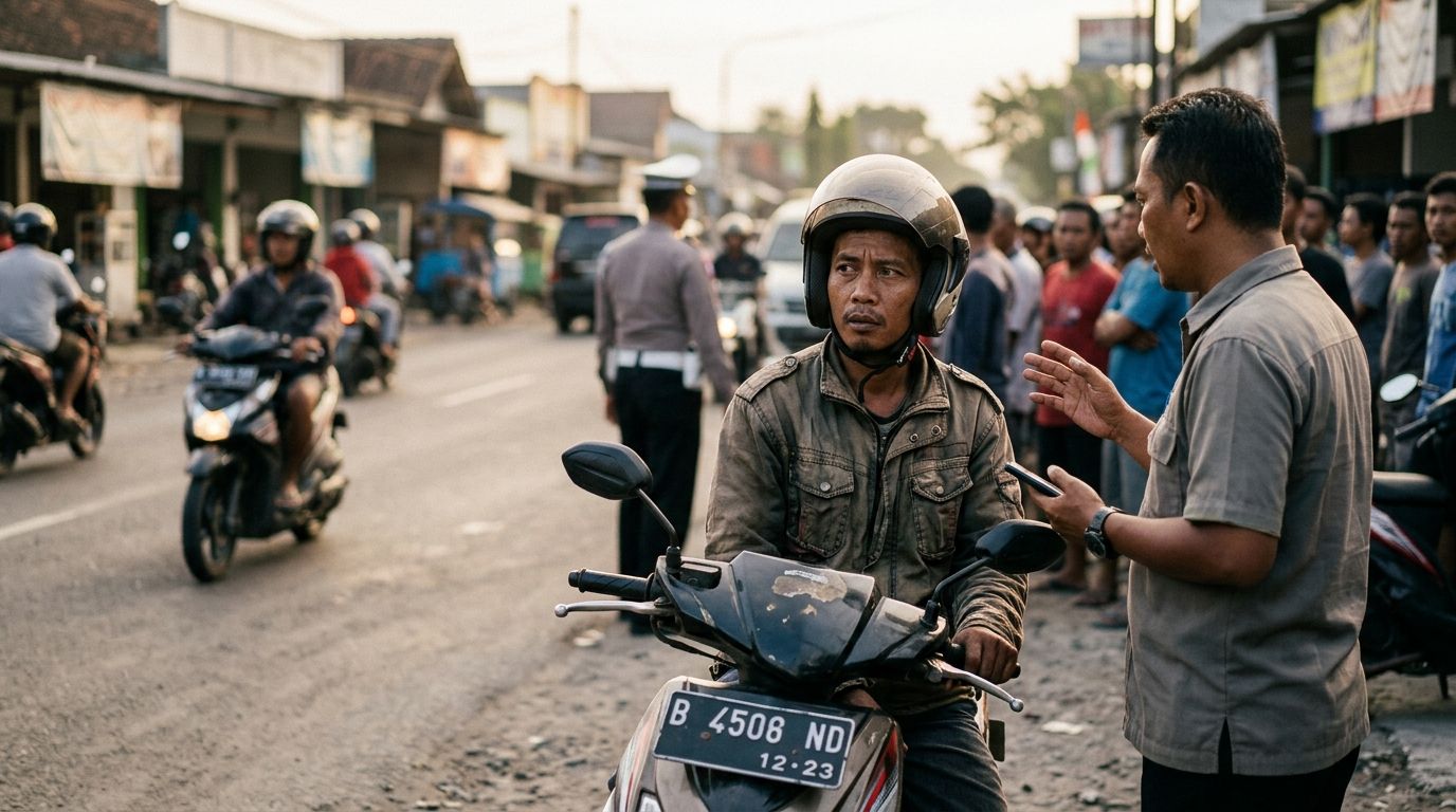 Kronologi Viral Pria Bersenjata Taj di Indonesia
