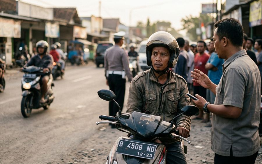 Kronologi Viral Pria Bersenjata Taj di Indonesia