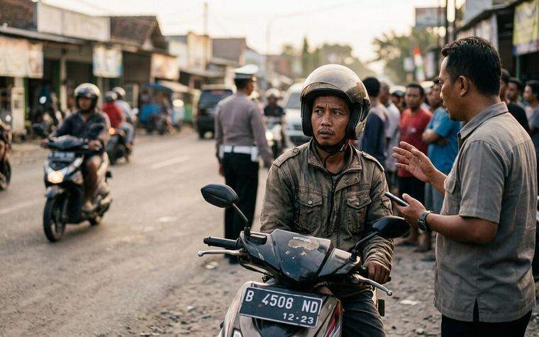 Kronologi Viral Pria Bersenjata Taj di Indonesia