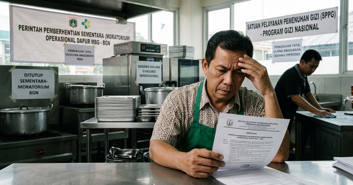 Ilustrasi artikel: Moratorium Dapur MBG: BGN Minta Mitra SPPG Beri Waktu Tata Ulang Anggaran