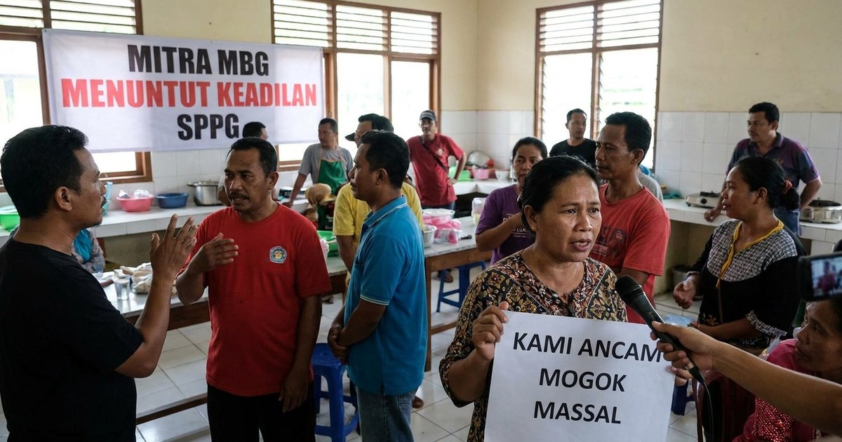 Ilustrasi artikel: Mitra MBG Ancam Mogok Massal: Krisis Insentif SPPG