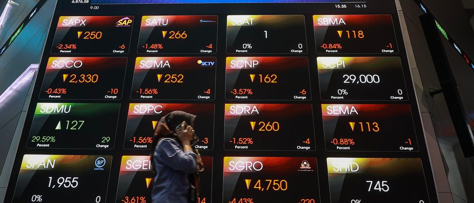 IHSG Anjlok 1,70 Persen ke 5.839, Rupiah Sentuh Rekor Terlemah