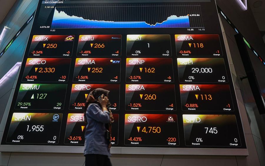 IHSG Anjlok 1,70 Persen ke 5.839, Rupiah Sentuh Rekor Terlemah