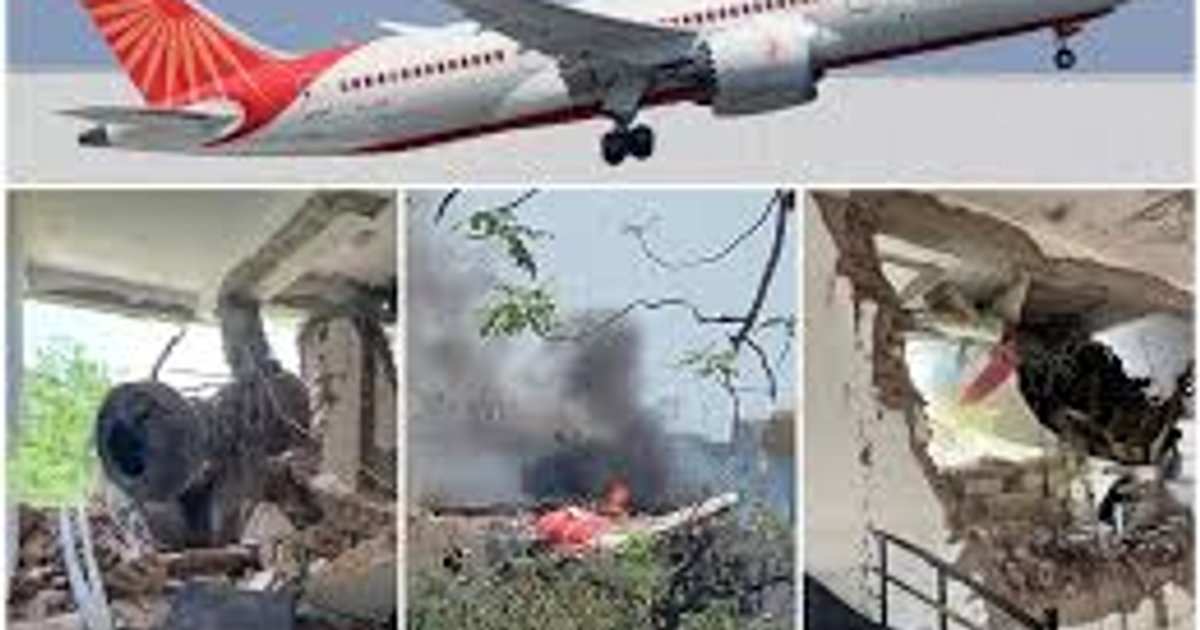 Ilustrasi artikel: pesawat air india jatuh, angkut 242 penumpang