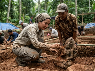 Viral! Penemuan Artefak Kuno di Jawa Tengah Menuai Perhatian Dunia
