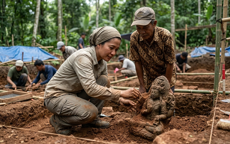 Viral! Penemuan Artefak Kuno di Jawa Tengah Menuai Perhatian Dunia