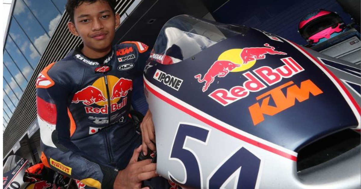 Ilustrasi artikel: Veda Ega Pratama Raih Podium Perdana di Red Bull Rookies Cup Austria 2024, Hadiah Ultah untuk Indone…