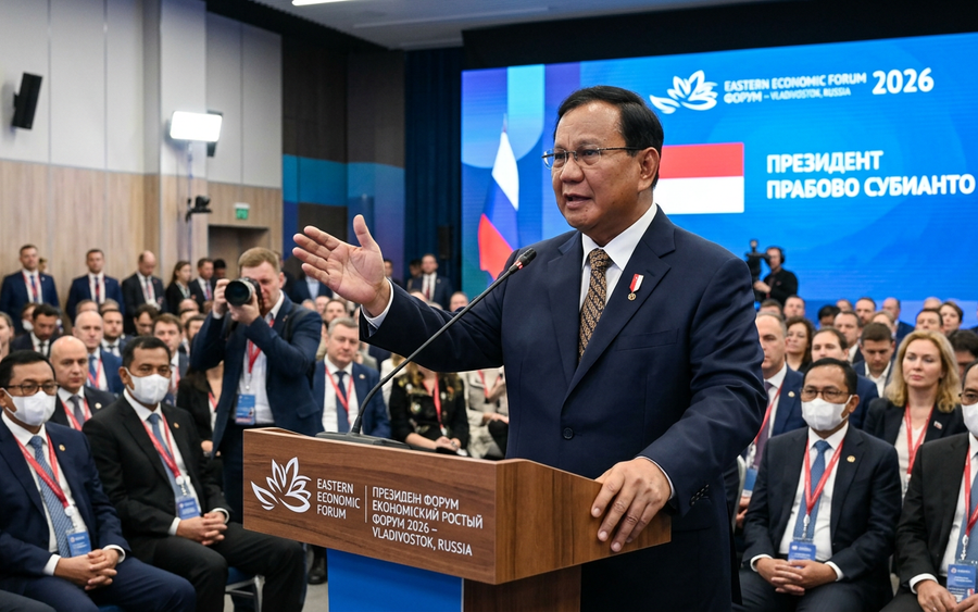 Presiden Prabowo Tegaskan Komitmen Politik Luar Negeri di Forum Rusia 2026