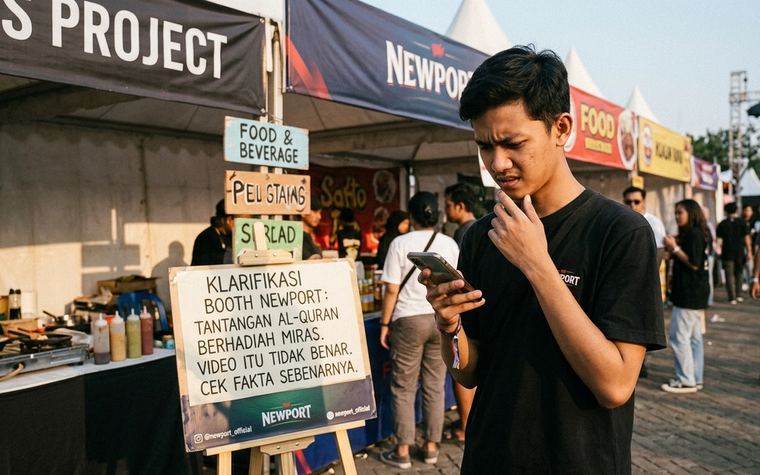 Klarifikasi Booth Newport yang Viral dan Challenge Al-Quran