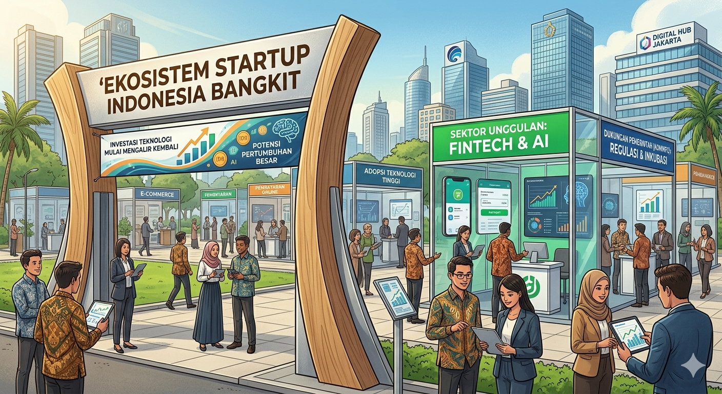 Startup Indonesia Bangkit, Investasi Teknologi Mulai Mengalir Kembali