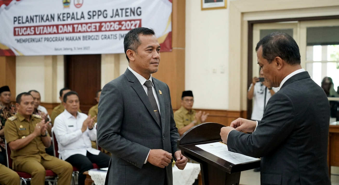 Kepala SPPG Jateng Dilantik: Tugas Utama dan Target 2026-2027
