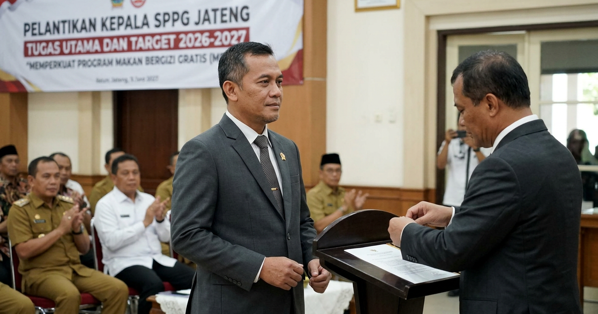 Ilustrasi artikel: Kepala SPPG Jateng Dilantik: Tugas Utama dan Target 2026-2027