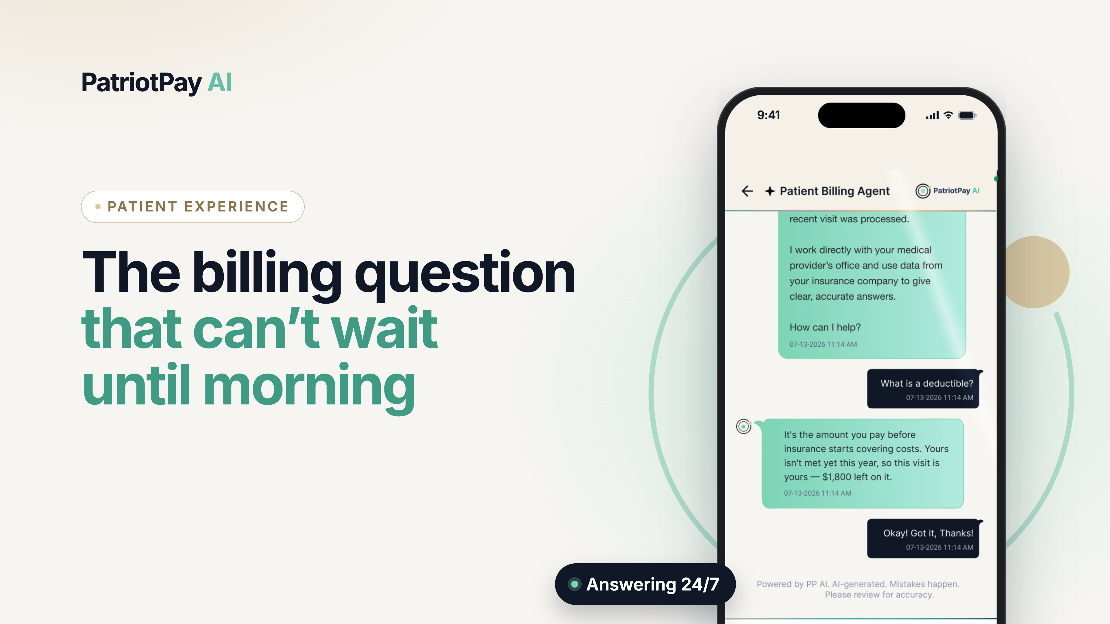 The Billing Question That Can't Wait Until Morning