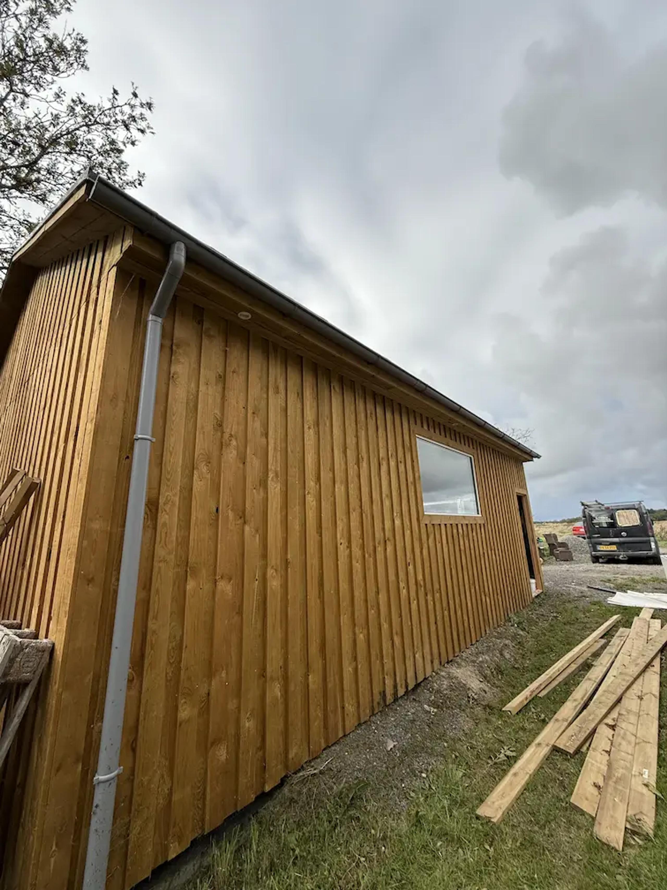 Bygning og renovering af garage
