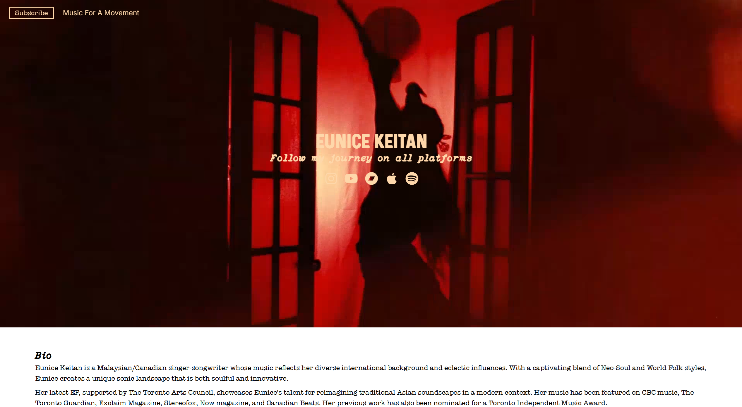 Homepage - Desktop