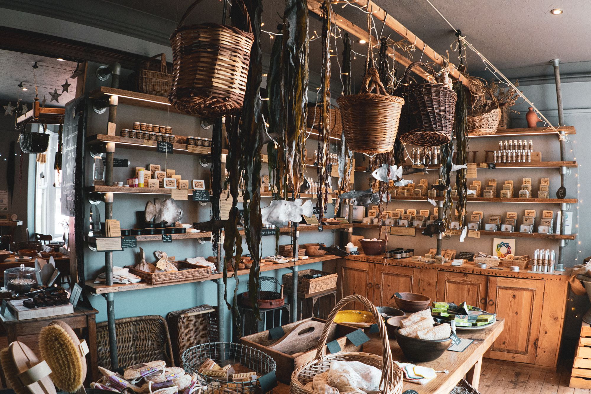 Image from the sales room of The Really Wild Soap shop.