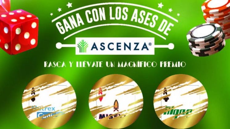 Comenzamos la campaña promocional: “Gana con los ases de ASCENZA”