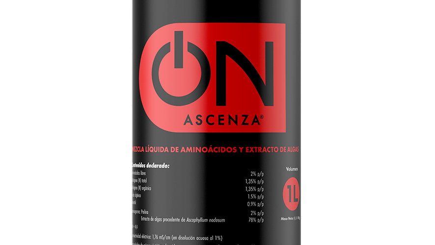 El Bioestimulante ON® ASCENZA Incrementa en 1,3 brix y un 33% la coloración de las bayas en uva de mesa