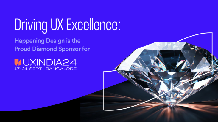 Driving UX Excellence: Happening Design is the Proud Diamond Sponsor for the UX India 2024 