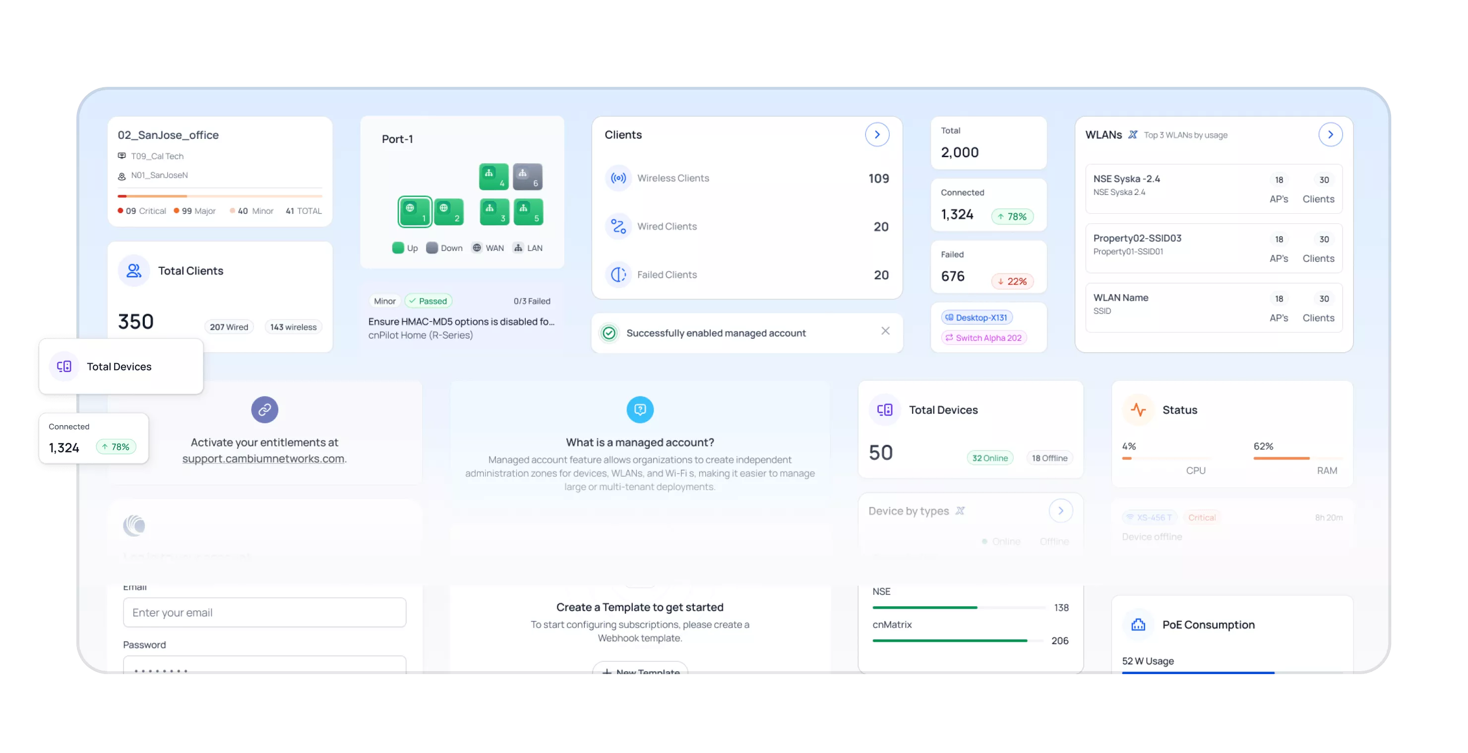 Image of Happening's dashboard redesign