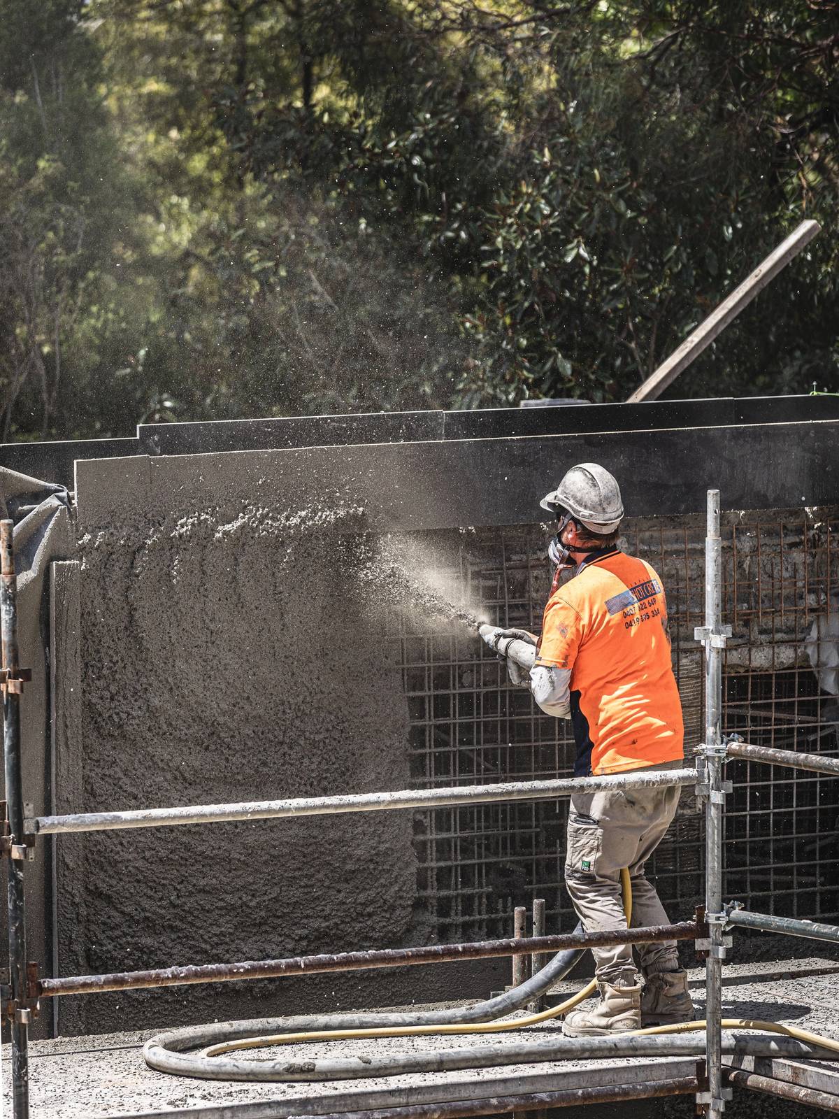 Basement Shotcrete