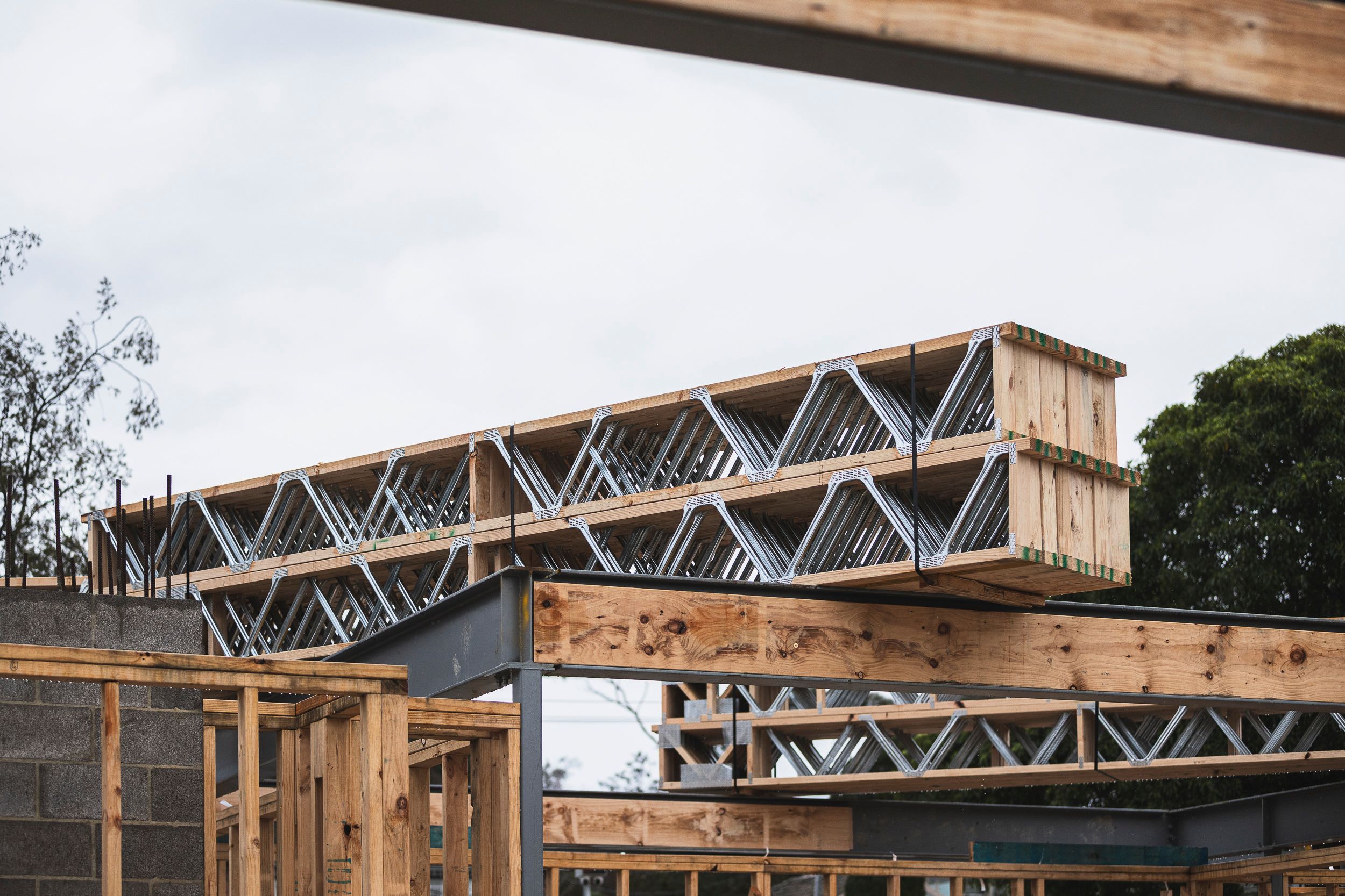First floor framing & trusses