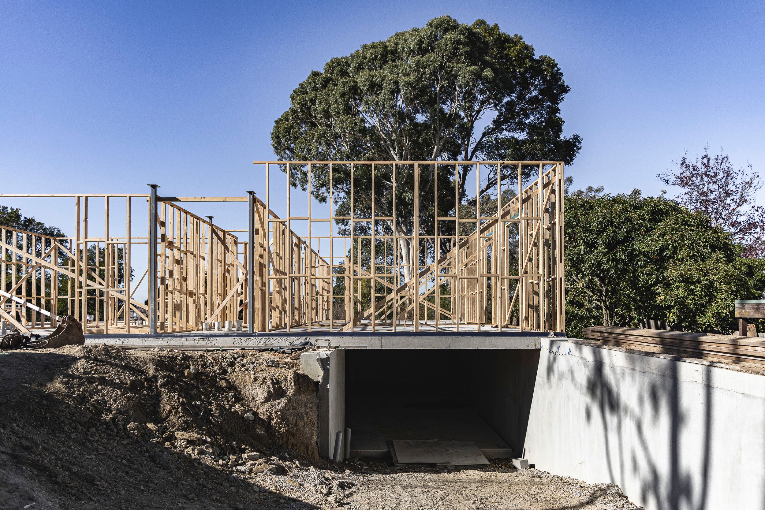 Ground Floor Steel + Framing 